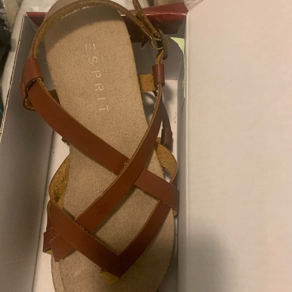 Esprit Leather Sandals size 9